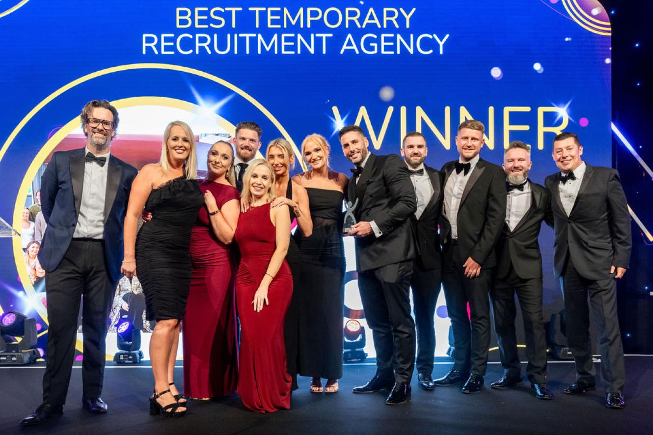 Spencer Clarke Group team at an awards ceremony