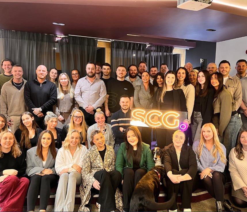 Indoor team photo